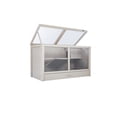 thumbnail image 5 of New Age Pet® ECOFLEX® Park Avenue Indoor Rabbit Hutch, Durable Wood Plastic Composite, Scratch Resistant Polycarbonate Panel, Stainless Steel Mesh Lid, Easy Assembly, Holds 2 Rabbits, Maple Finish, 5 of 8
