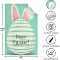 thumbnail image 5 of Bunny Ear Eggs Kitchen Dish Towels Set of 6 Absorbent Hand Towels, Lint-Free 18"x28" Happy Easter Greeting Dishcloths Fast Drying for Cooking Baking Home Clean, 5 of 7