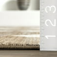 thumbnail image 2 of nuLOOM Meline Checkered Fringe Area Rug, 2' x 4' 4", Beige, 2 of 9
