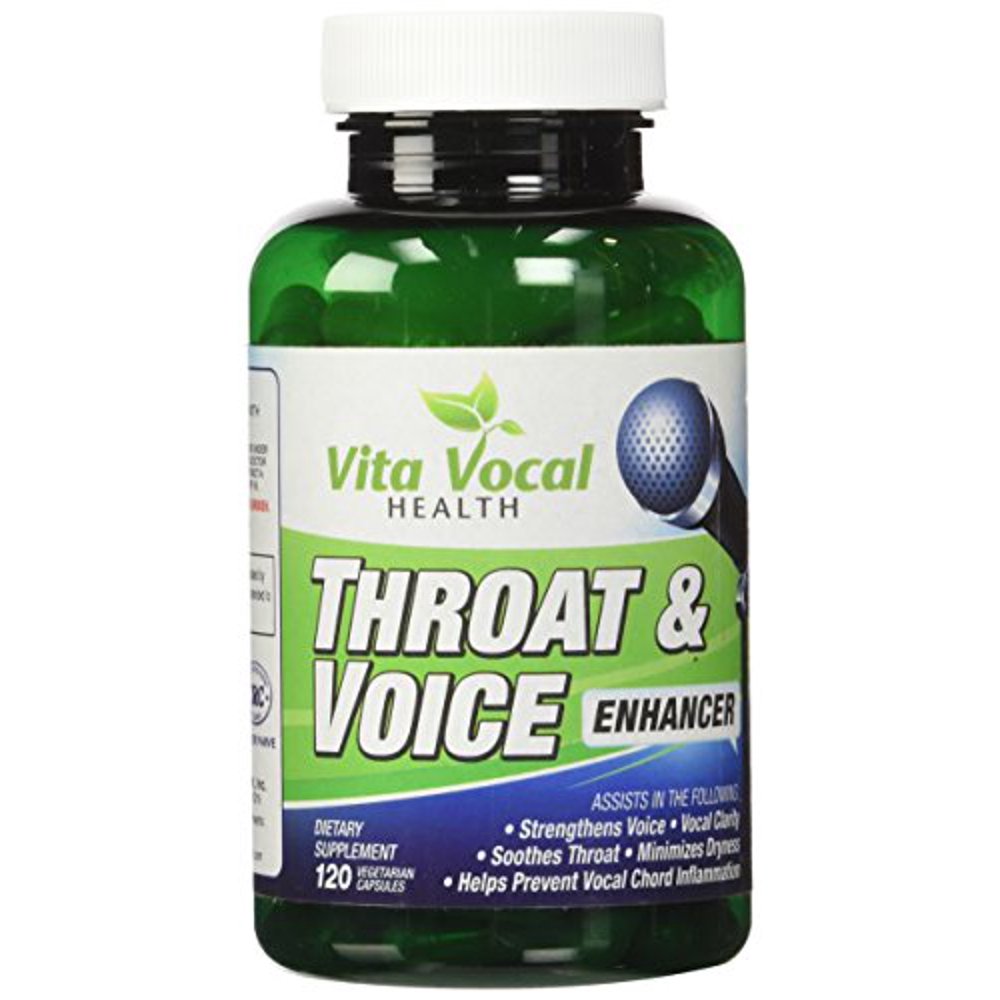 Vita Vocal Health Kosher Throat & Voice Enhancer 120 Vegetarian