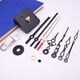thumbnail image 5 of 2x 1 de movimiento de reloj de pared Homw con puntero para reparación de reloj de pared de , puntero negro y rojo, 5 of 9