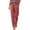 *Red, variant on ClodeEU Women's Elastic Drawstring Waist Pant,Casual Loose Tapered Pants with Pockets Blue,Women's Plus S
