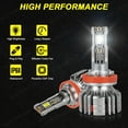 thumbnail image 2 of 9005/HB3 High/Low Beam For Chevy Silverado 1500 2008-2015 LED Headlight Bulbs White 2pcs, 2 of 10