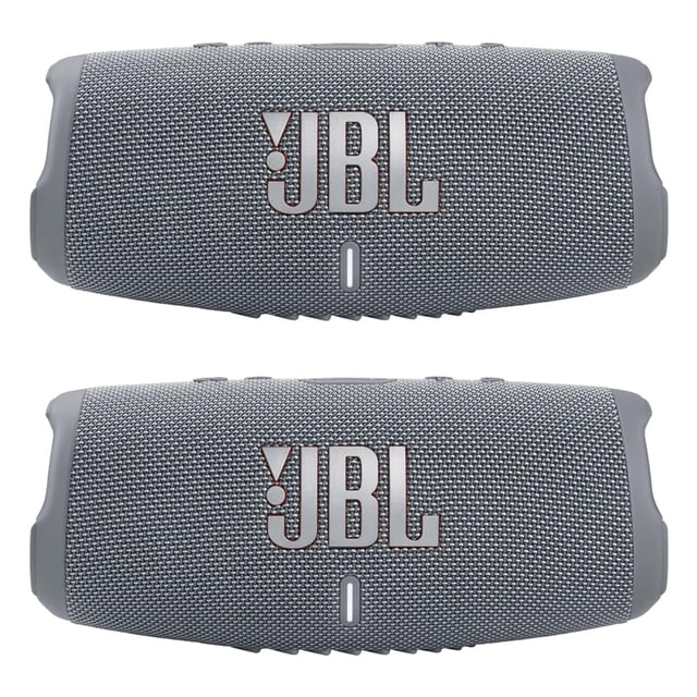 Altavoz Bluetooth JBL Charge 5 impermeable gris/gris (par)