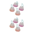 thumbnail image 1 of Llavero Inteprter 4 Uds blanco ligero portátil soporte transparente accesorio llaves billetera teléfono móvil, 1 of 6