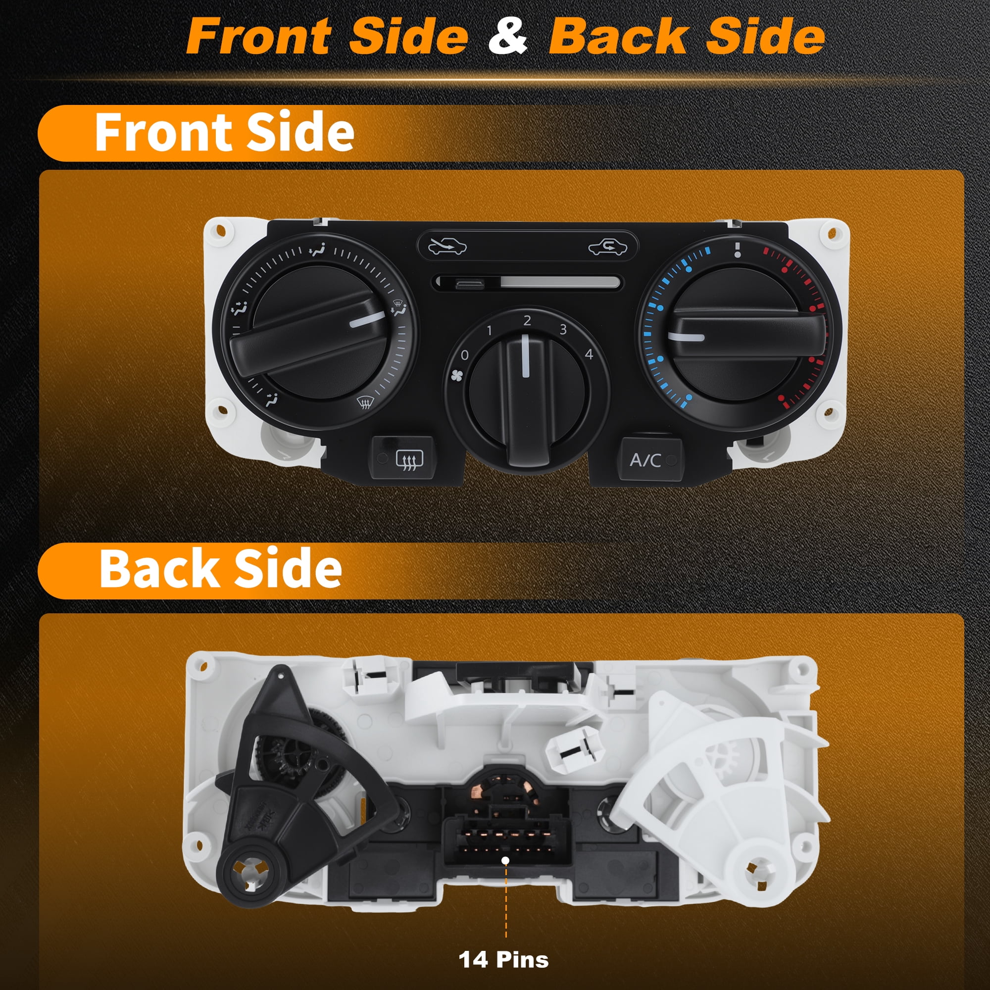 Unique Bargains A/C Climate Control Module for Nissan Versa Tiida HVAC Panel