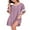 A8-White stars, variant on DreamFish Womens Nightgown Short Sleeve Sleepshirt V Neck Sleepwear Casual Loungewear Ladies Sleepwear