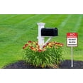 thumbnail image 3 of 7"x8.8" Vintage No Parking Sign Do Not Block Driveway Yard Sign with Stakes, Do Not Block Active Driveway Sign, Private Driveway Signs, Rustproof Strudy Aluminum Weathproof, 3 of 5