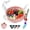 B, variant on Ceramic Vortex Berry Bowl - Swirling Berry Washing Bowl Spinning Cleaner with Drain Holes, 360° Handcrafted Stoneware Fruit Strainer & Colander for Quick Rinsing Strawberries, Blueberries, Kitchen Co