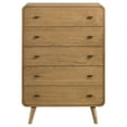 thumbnail image 3 of Robyn 5-drawer Bedroom Chest of Drawers Light Ash, 3 of 12