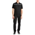 thumbnail image 2 of Ben Hogan Men's Performance Asymmetrical Printed Polo Shirt, Up to Size 5XL, 2 of 4