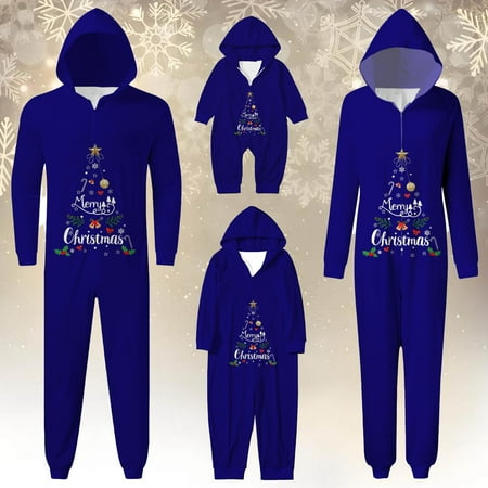 

XUNHAO Matching Christmas Family Pajamas Sets Christmas Pajama Set Christmas Prints for Baby s Festive Loungewear Outdoor Photography Set