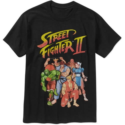 Street Fighter Group Men's Short Sleeve Graphic Tee - Walmart.com