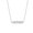 Metallic Silver, variant on Oryssa 14K Gold Lab Grown Diamond Necklace - 1 Ct