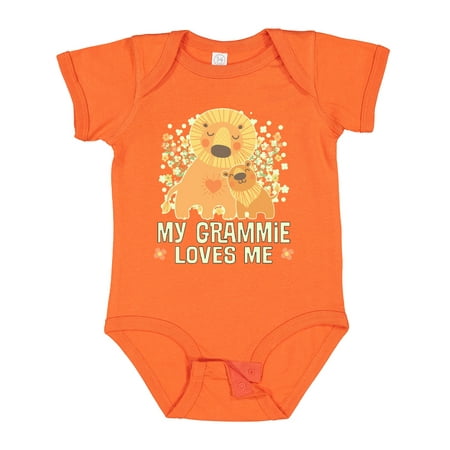 

Inktastic Grammie Loves Me Gift Baby Boy or Baby Girl Bodysuit