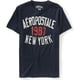 thumbnail image 1 of Aeropostale Mens 1987 New York Painted Graphic playera, azul, grande, 1 of 1