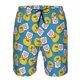 thumbnail image 3 of Balery Lovely Duck Traje de Baño Estilo Hawaiano para Hombre, Shorts de Secado Rápido con Bolsillos-XX-Large, 3 of 6