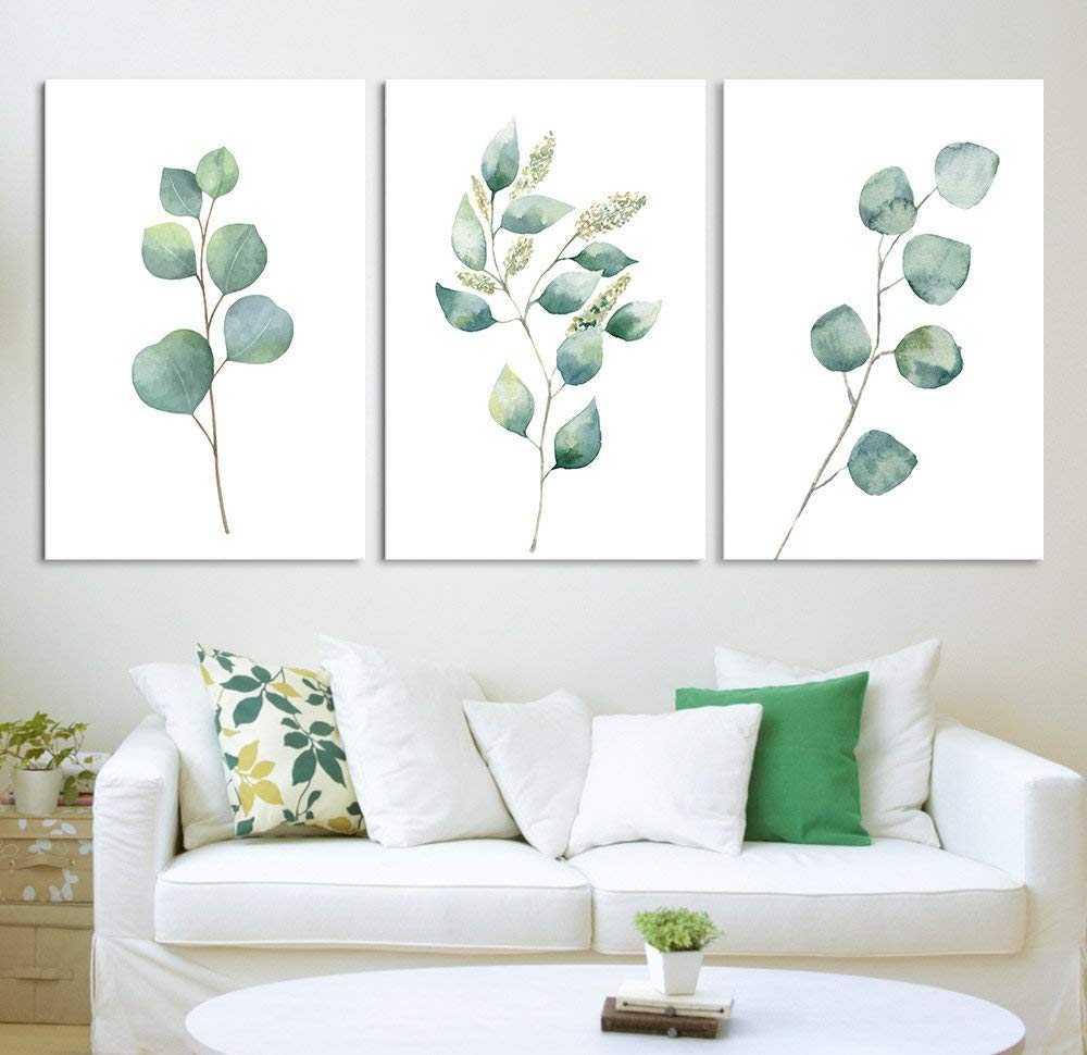 Wall26 - Tropical Plant Leaves - Canvas Art Wall Decor - 24