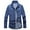 Dark Blue, variant on Men's Casual Denim Shirt Jacket, Long Sleeve Snap Button Shirt with Pockets for Spring Fall