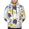 thumbnail image 4 of Hoodies for Men - bag ruler pen Print Long Sleeve Comfrt Men'S Fashion Hoodies & Sweatshirts, Sweatshirts for Men Hoodies Pullover Clothing Clothes with Pouch, 4 of 7