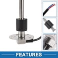 thumbnail image 4 of Unique Bargains Fuel Sending Unit and Gauge Kit Boat Fuel Sending Unit Marine Fuel Sender Unit Metal Black 1 Set 240-33 Ohm 23.03", 4 of 6