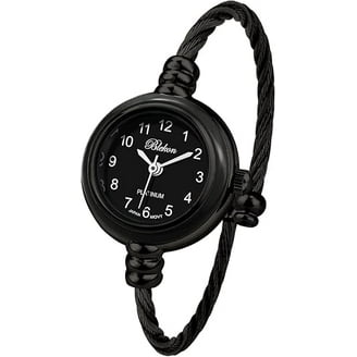 Folio Women's Two Tone Gold and Silver Round Analog Bracelet Watch