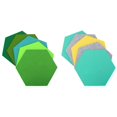 thumbnail image 1 of 10pcs Multifunction 3d Decorative Home Message Board Hexagonal Felt Wall Sticker Self-adhesive Kids, 1 of 5