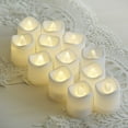 Efavormart 12 Pack - White Flameless LED Candles - Battery Operated Tea ...