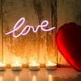thumbnail image 2 of Wchiuoe Neon Light Wall Decoration USB Powered Background Lighting Transparent Panel Pub Club Cafe Bar, 2 of 8