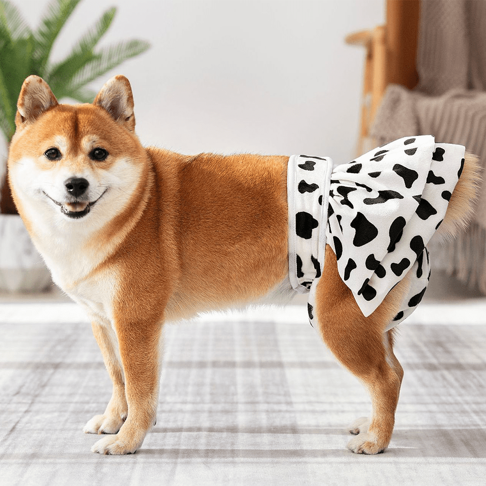 3 Pack Reusable Dog Diapers Female Washable Highly Absorbent Doggy Diapers Female, Flexible Doggie Diapers, Leak-Proof Durable Puppy Diapers for Dog Period Heat Incontinence Potty Training