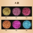 thumbnail image 2 of DHARMONAL Colorful Scallion Powder Eye Shadow Pearlescent Glitter Powder Sequins Super Flash Flash Foundation Container Glitter Spray for Clothes Empty Makeup Pallet Gemstones Makeup Highlighter Stick, 2 of 9