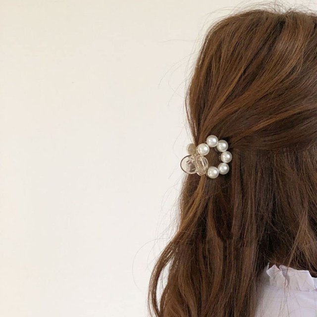 Boho perla pelo garra Clips Vintage perla pelo mandíbula Clips pequeña garra de pelo abrazadera boda perla horquilla Barrette perla sujetar pelo mandíbula Clips