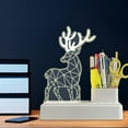 thumbnail image 4 of LSLJS Pen Holder with LED Light Pen Organizer for Desk Desktop Organizer Pencil Organizer Desk Decoration for Office Home School Good Gift, Pen Holder, 4 of 7