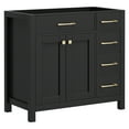 thumbnail image 5 of Eclife 36 Inch Black Bathroom Vanity without Top, Manufactured Wood, 5 of 10