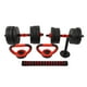 thumbnail image 2 of Mancuernas ajustables de PVC de 20 kg y 44 lb, juego de mancuernas desmontables para entrenamiento de cuerpo completo, 2 of 14