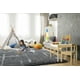 thumbnail image 4 of Alfombra TWINNIS 183x274 cm de felpa suave gris antideslizante, 4 of 9