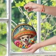 thumbnail image 6 of Hola Amigos Chihuahua Fiesta Stained Glass Suncatcher Sombrero Dog Yard Art, 6 of 8