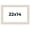Charleston White, variant on 22x14 Frame White Real Wood Picture Frame Width 0.75 inches | Interior Frame Depth 0.5 inches |