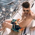 thumbnail image 2 of luoweisi Men's Beach Shorts Quick Dry Swim Trunks with Mesh Lining Sea Lion L, 2 of 5