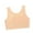 Beige, variant on RUTAYY Children Girl's Brassiere Crop Top Seamless Sports Bra Training Camisole Style Lightweight Seamless Fashion Breathable Underwear, Beige