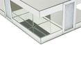 thumbnail image 3 of Michael Amini Montreal Rectangular Mirrored Cocktail Table, 3 of 4