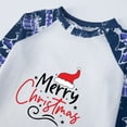 thumbnail image 6 of Odeerbi Christmas Pajamas For Family Boys Girls Parent-Child Warm Suit Homewear Long-Sleeved Trousers Two-Piece Se Kids Navy, 6 of 9
