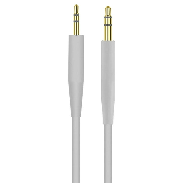 Cable de repuesto para auriculares QC25, 35 y 35II con conector auxiliar de 2,5 mm. gris sin micrófono