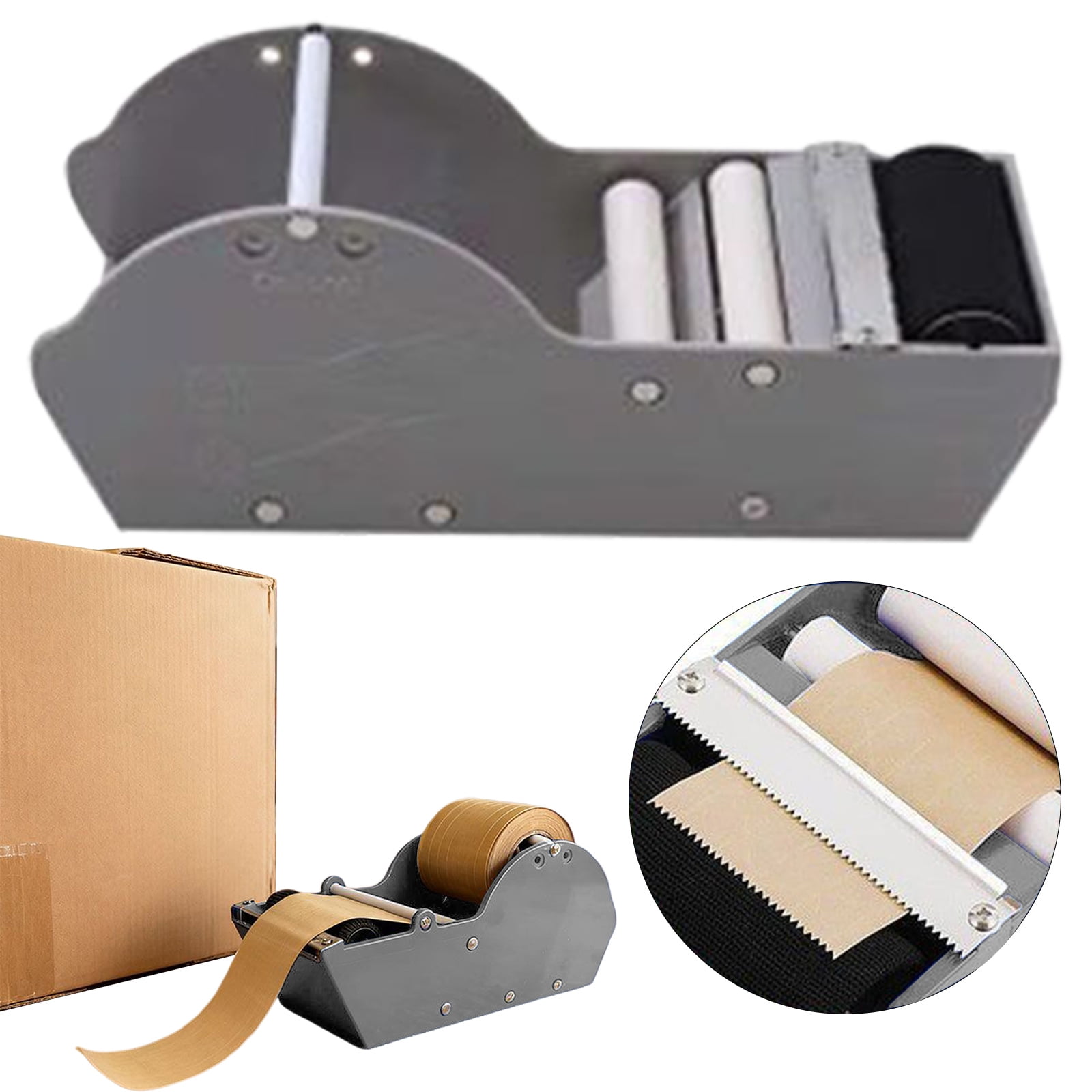 Water Activated Tape Dispenser, Handheld Kraft Paper Sealing Machine, Smooth Manual Packing Tool for Shipping, Offices And Diy Art Projects Hearthweave