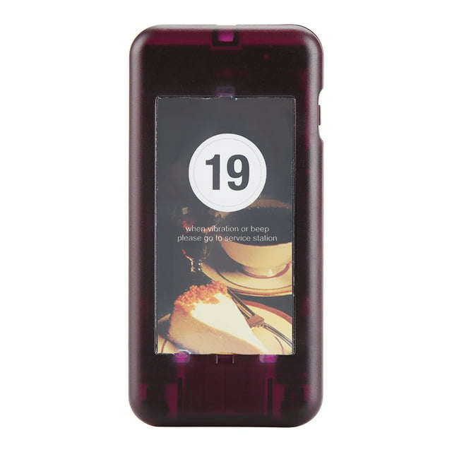 Système de Pager de Restaurant, Système de Recherche d'Invité 20 Canaux, Haute Précision Noir pour Ménage