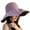 Pink, variant on Women Fisherman Hat Solid Color Decorative Lightweight Vinyl Portable Hear Isolation Layer Hollow Out Big Brim UV Protection Women Beach Hat Outdoor Supply
