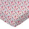 SheetWorld Fitted 100% Cotton Flannel Play Yard Sheet Fits BabyBjorn Travel Crib Light 24 x 42, Mini Floral Pink