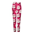 thumbnail image 5 of Iyufng Christmas Leggings for Women Plus,Fashion Casual Christmas Printed Yoga Leggings Graphic Tight Leggings High Waist, 5 of 5