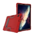 thumbnail image 1 of Mignova for Lenovo Tab M10 Plus 10.3 Inch Case,Hybrid Full-Body Shockproof Armor Defender Rugged Protective Case Cover with Stand for Lenovo Tab M10 Plus(TB-X606F/TB-X606X) 10.3 Inch(Red/Black), 1 of 6