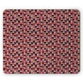 thumbnail image 1 of Cobblestone Mouse Pad, Patchwork Style Tribal Bricks of Polka Dot Stripes and Zigzag Pattern Squares, Rectangle Non-Slip Rubber Mousepad, Multicolor, by Ambesonne, 1 of 2